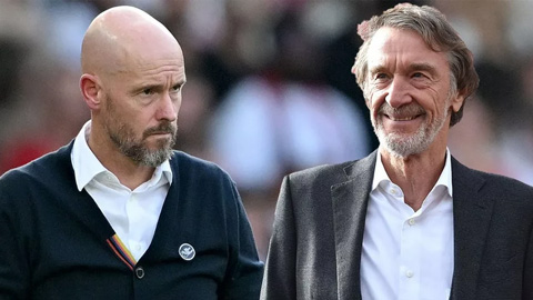 Ten Hag mâu thuẫn với Jim Ratcliffe vì Sancho