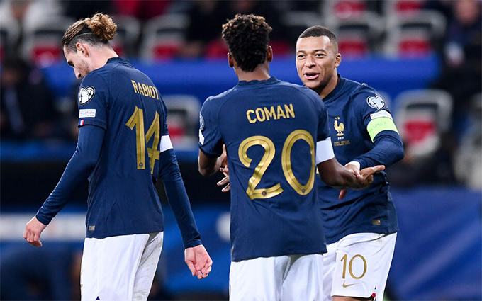 Mbappe in dấu giầy lên 6 bàn thắng cho ĐT Pháp trong chiến thắng hủy diệt 14-0 trước Gibraltar