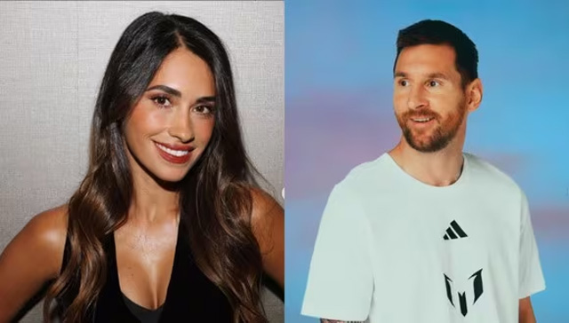 Messi was excited after the gift his wife Antonela received