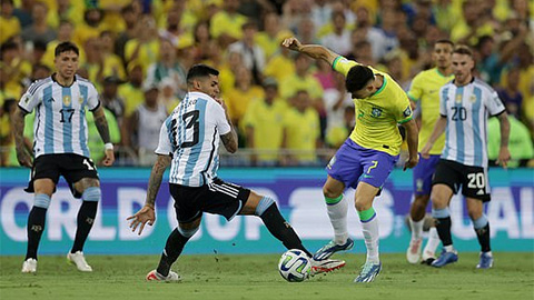 Kết quả Brazil vs Argentina: Bản lĩnh của nhà ĐKVĐ thế giới