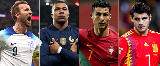 Anh, Pháp, Bồ Đào Nha và Tây Ban Nha là những ứng viên hàng đầu cho chức vô địch EURO 2024.