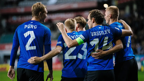 Estonia giành suất dự play-off EURO 2024 dù không có trận thắng nào