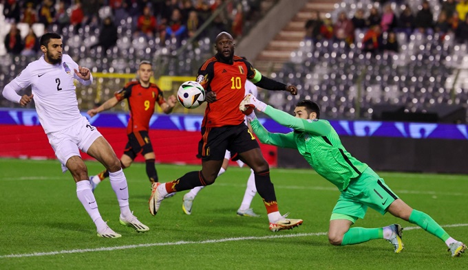 Lukaku đã ghi 15 bàn cho ĐT Bỉ trong năm 2023, thành tích tốt nhất của cầu thủ này