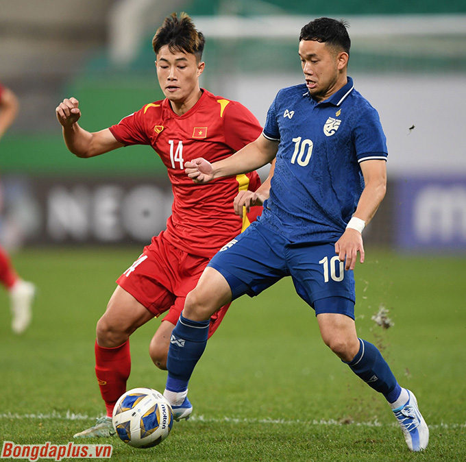 U23 Thái Lan từng chạm trán với U23 Việt Nam ở vòng bảng U23 châu Á 2022 