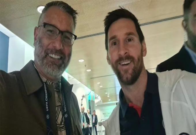 Nhà báo Balague và Messi