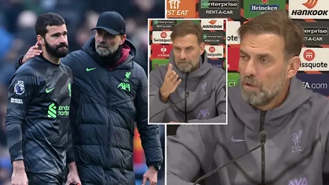 Klopp báo tin buồn về Alisson và Jota