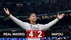 Kết quả Real Madrid vs Napoli: Không thể cản Kền Kền