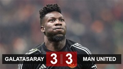 Kết quả Galatasaray vs MU: Tội đồ Onana