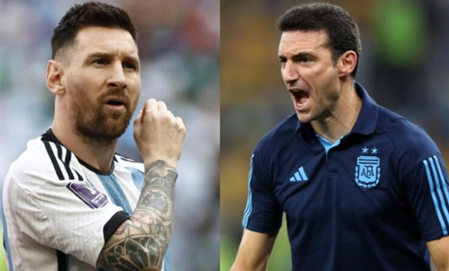 Messi và Scaloni đã xô xát với nhau