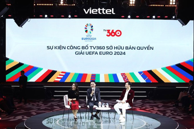 Buổi lễ công bố TV360 sở hữu bản quyền EURO 2024