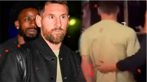 Khoảnh khắc hãi hùng của vợ chồng Lionel Messi 