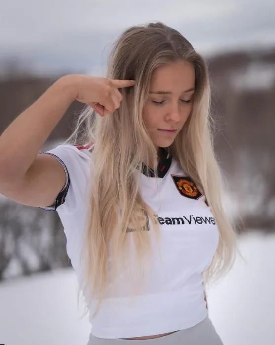 Therese Gudmundsen là fan MU chính hiệu