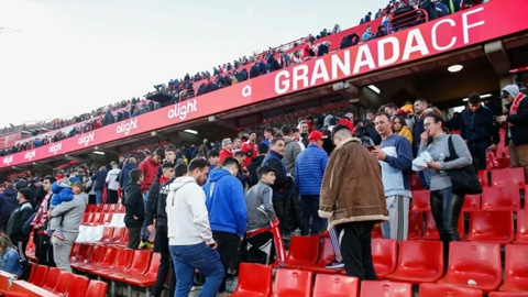Trận đấu Granada vs Athletic Bilbao bị hoãn lại vì 1 CĐV qua đời ngay trên sân