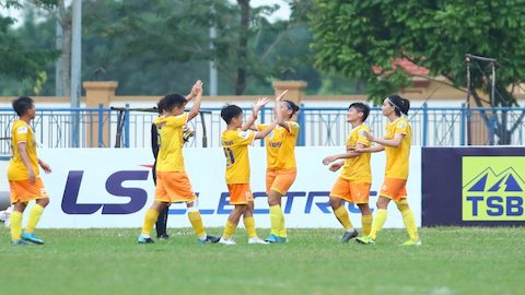 Trước vòng 10 giải bóng đá nữ VĐQG – Thái Sơn Bắc 2023: Thứ hạng liệu có thay đổi?