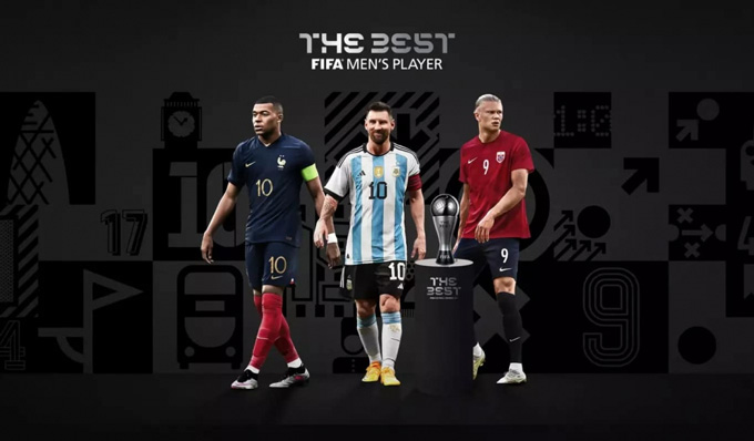 Top 3 ứng viên cho giải FIFA The Best 2023 