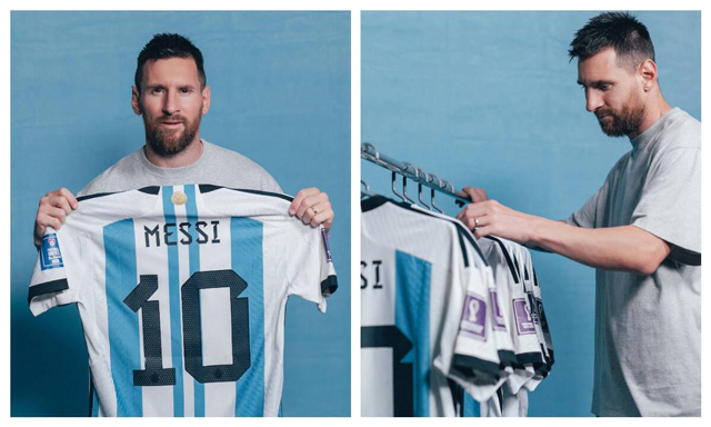  Áo đấu World Cup 2022 của Messi được bán với giá 7,8 triệu USD