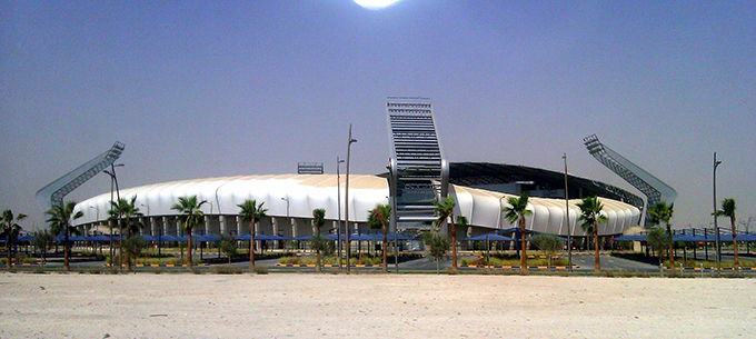 Sân Abdullah bin Khalifa ở Doha, có sức chứa 10.000 người. ĐT Việt Nam sẽ gặp Indonesia ở lượt trận thứ hai của vòng bảng tại sân này.