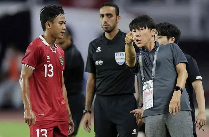 HLV Shin Tae Yong quyết tâm giúp Indonesia vượt vòng bảng Asian Cup 2023