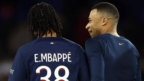 Em trai Mbappe ra mắt đội một PSG ở tuổi 16