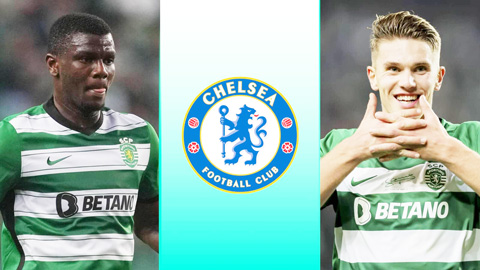 Chelsea sẵn sàng chi 156 triệu bảng cho 2 sao trẻ của Sporting