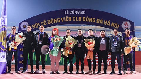 CLB Hà Nội có hội CĐV chính thức, Chủ tịch là diễn viên kỳ cựu
