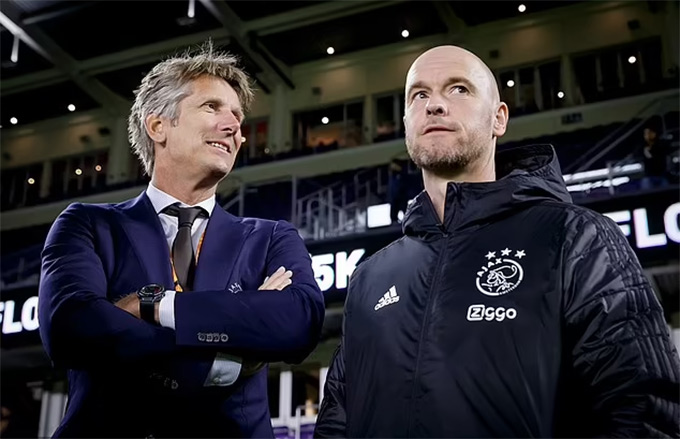 Van der Sar từng làm việc cùng Ten Hag tại Ajax với tư cách là GĐĐH