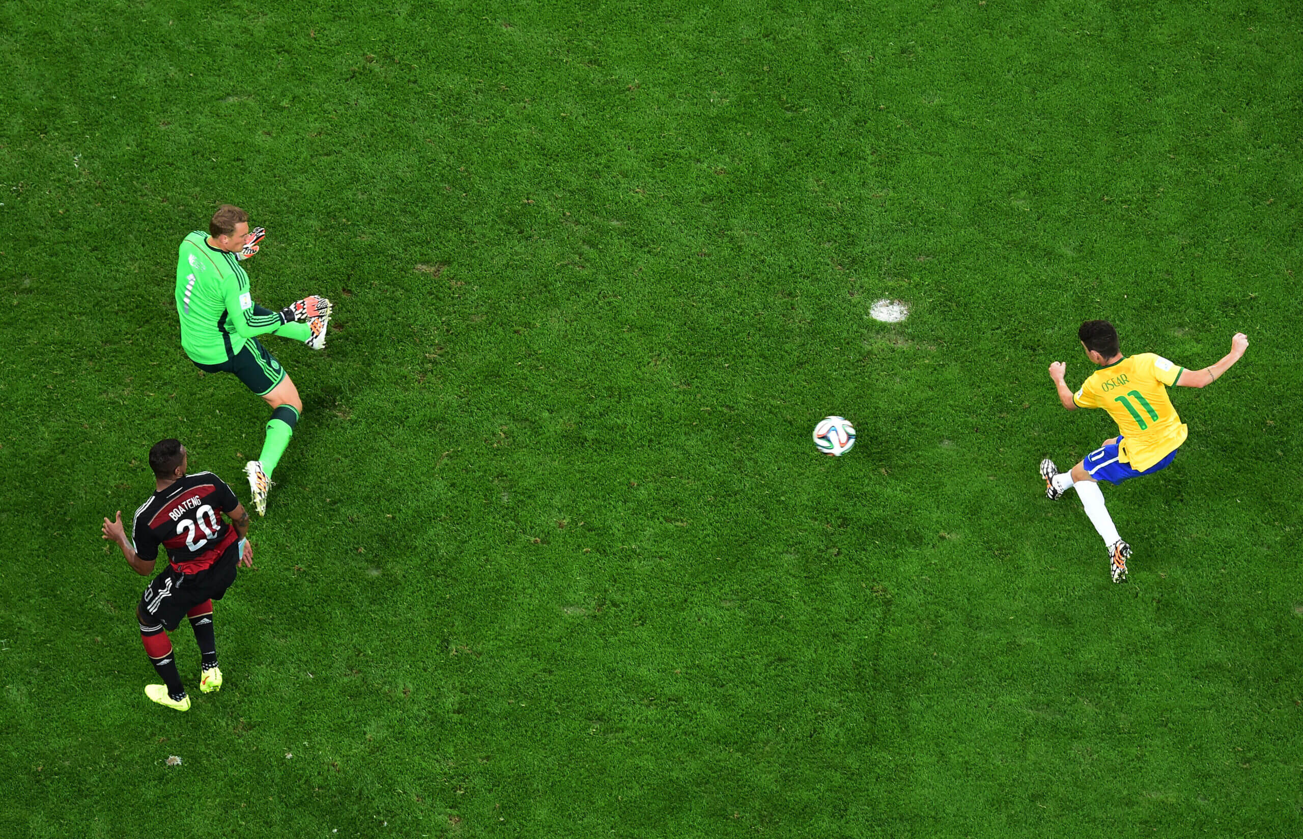 Oscar và pha ghi bàn vào lưới ĐT Đức tại World Cup 2014