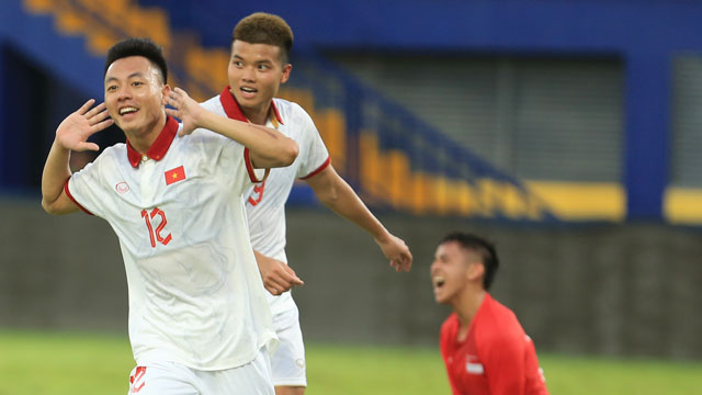 Nguyễn Thái Sơn là một trong những cầu thủ đáng xem nhất trong năm 2024 - Ảnh: Đức Cường 
