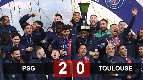 Kết quả PSG vs Toulouse: Danh hiệu đầu tiên cho Enrique