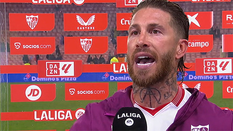 Sergio Ramos quát fan ‘im mồm’ trên sóng truyền hình