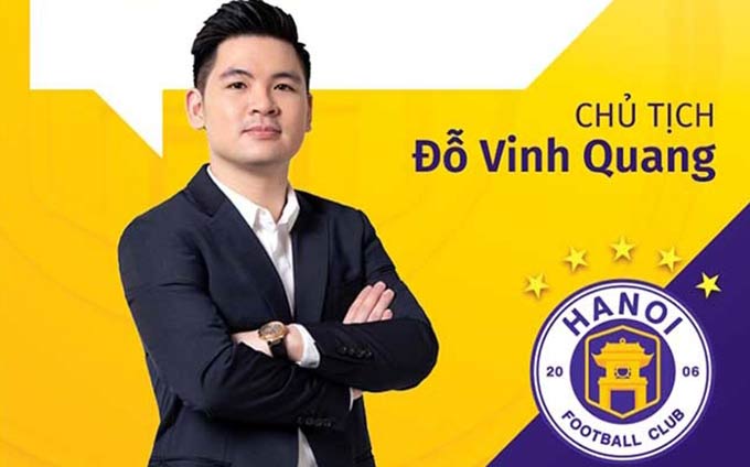 Ông Đỗ Vinh Quang làm Chủ tịch HĐQT Công ty CP Thể thao Hà Nội T&T kiêm Chủ tịch CLB Hà Nội