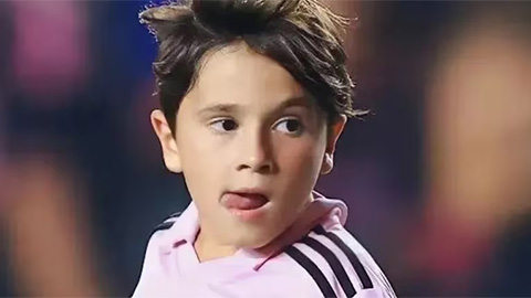 Con trai Messi khiến đồng đội nuốt từng lời