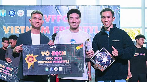 Nam sinh trường báo vô địch giải tâng bóng nghệ thuật Việt Nam 2023