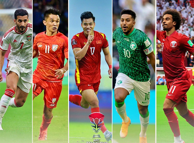 ĐT Việt Nam là một trong năm đội tham dự Asian Cup 2023 có đội hình đều là những cầu thủ thi đấu trong nước