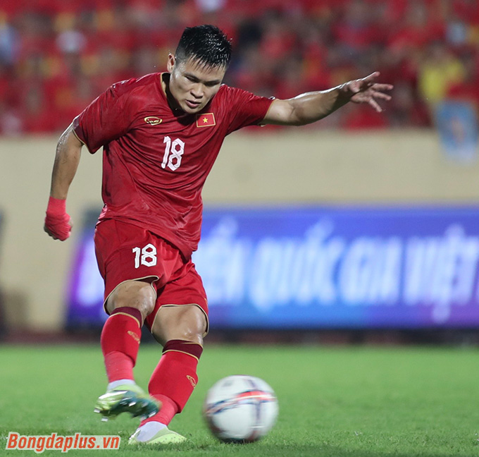 Tuấn Hải sẽ mang áo số 10, trở thành niềm hy vọng số 1 trên hàng công của ĐT Việt Nam ở Asian Cup 2023 - Ảnh: Đức Cường 
