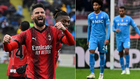 Kết quả vòng 19 Serie A: Milan thắng đậm, Napoli thua sốc