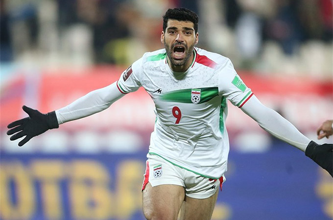 Tiền đạo kỳ cựu Mehdi Taremi là ngôi sao được kỳ vọng lớn nhất sẽ giúp Iran lên ngôi vô địch châu Á 