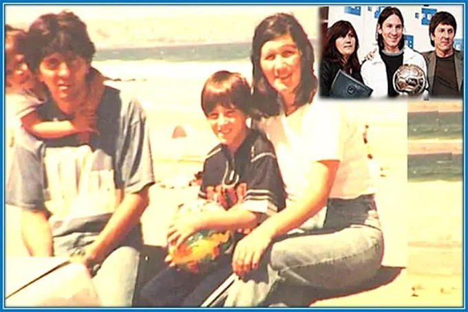 Messi is also very attached to his mother, Celia Maria