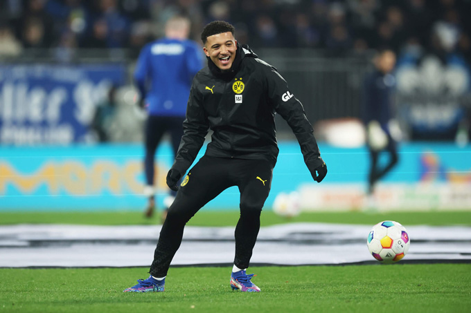 Nụ cười của Sancho lại nở trên môi khi anh trở lại Dortmund
