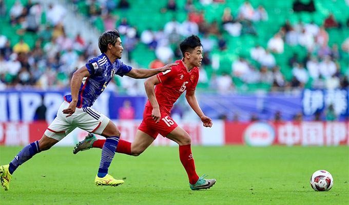 ĐT Việt Nam nhận mưa lời khen sau trận đấu với Nhật Bản - Ảnh: Anh Khoa 