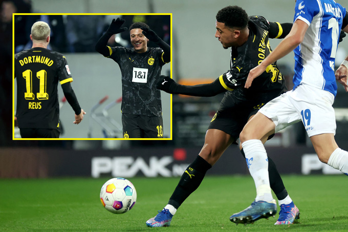 Sancho thi đấu bùng nổ ngay trận đầu trở lại khoác áo Dortmund