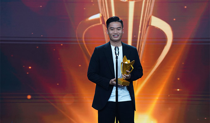 Xạ thụ Phạm Quang Huy là nam VĐV của năm Cúp chiến thắng 2023 