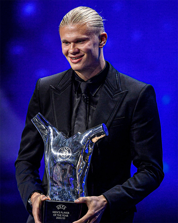 Haaland là cầu thủ hay nhất UEFA mùa 2022/23