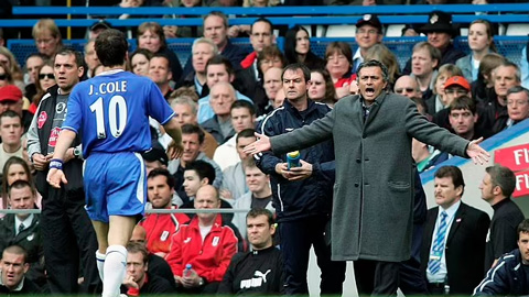 Mourinho từng quát vào mặt Joe Cole thời còn ở Chelsea