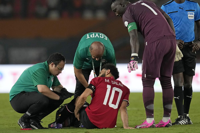 Chấn thương của Salah không quá nghiêm trọng