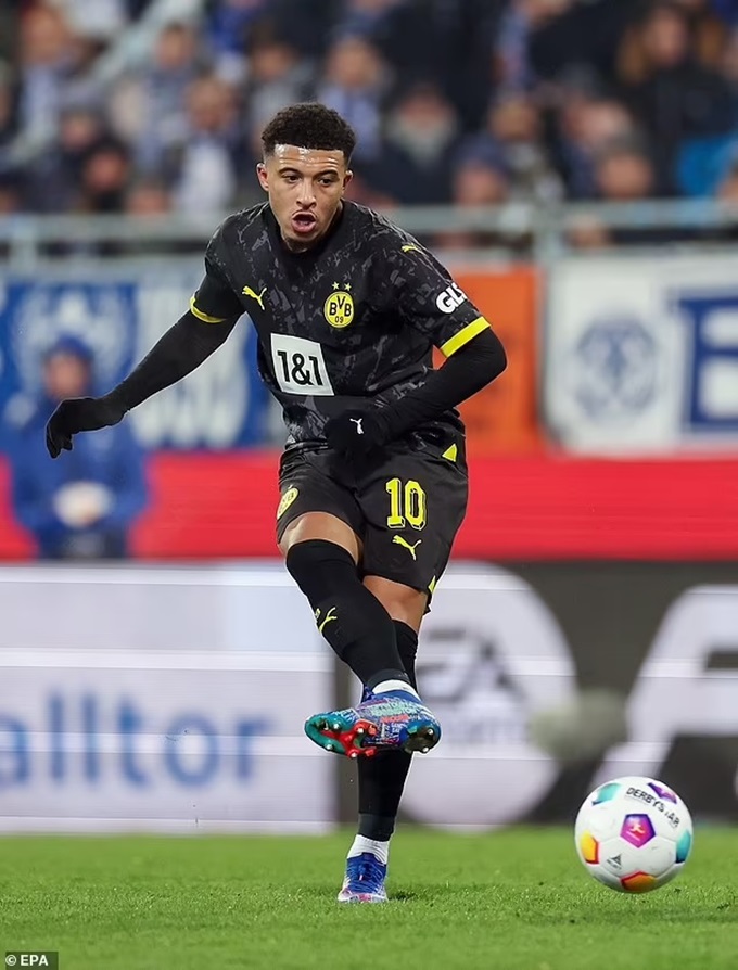 Sancho mới trở lại Dortmund theo hợp đồng cho mượn từ MU