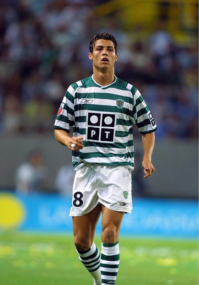 Ronaldo trưởng thành trong màu áo Sporting Lisbon
