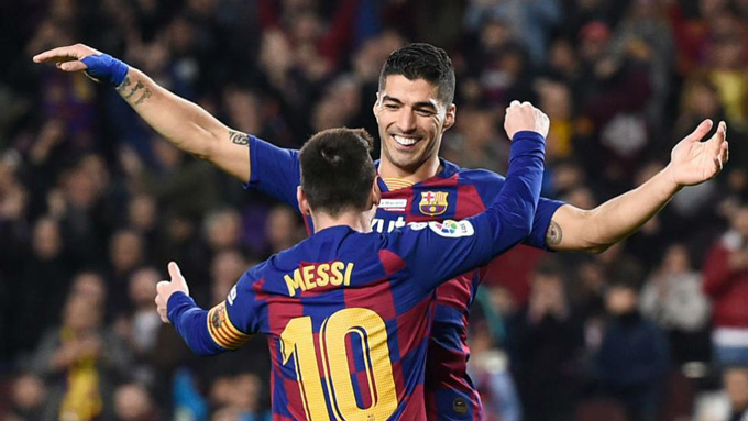 Messi và Suarez từng là cặp bài trùng cực kỳ ăn ý tại Barca