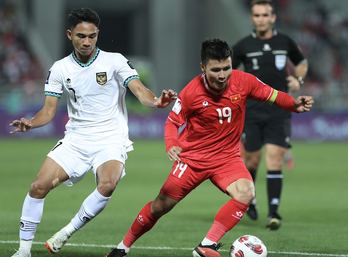 Indonesia viết tiếp trang sử mới ở Asian Cup nhờ chiến thắng quan trọng trước Việt Nam - Ảnh: Anh Khoa 