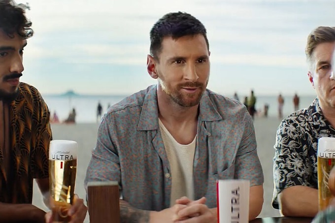 Đoạn quảng cáo bia dài 60 giây của Messi sẽ được chiếu ở trận Super Bowl